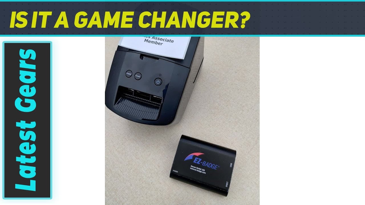 EZBadge Model 100: The Ultimate On-Site Event Registration Solution!