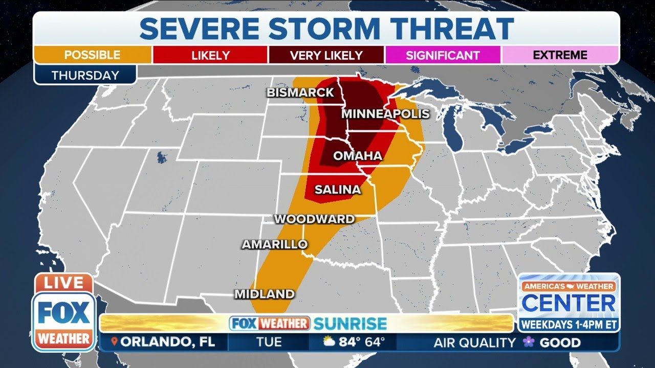 Multiple Rounds Of Severe Storms Will Sweep Across Plains, Upper ...