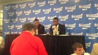 John Wall & Bradley Beal Wiz-Bulls Game 5 Post-game