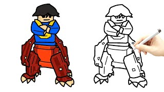 How to draw dragon caylusini