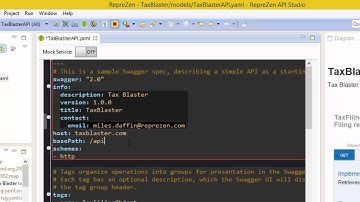 Editing Swagger-OpenAPI in RepreZen API Studio