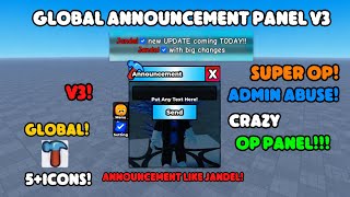 Global Announcement Panel V3 🤑| Studio Lite Tutorial #roblox #fyp #studiolite