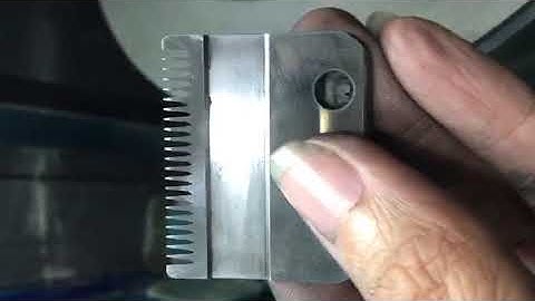 Xẻ răng lưỡi tông đơ Wahl tại Mẫn Sweet Cần Thơ 0907868138