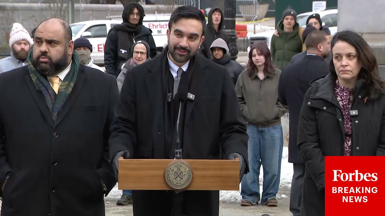 BREAKING NEWS: NYC Mayor Zohran Mamdani Takes Questions From Reporters After Announcing New Dept
