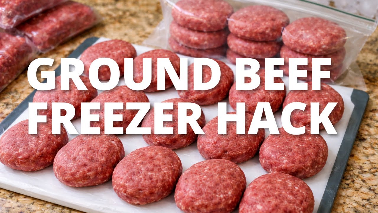 Easy Flavorful Ground Beef Freezer Hack Cutlets Patties | Meal Prep ...