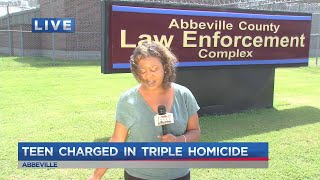 Abbeville triple homicide, suspect now charged