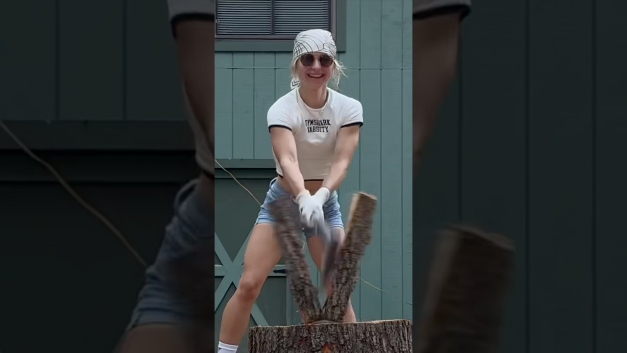 the sound of chopping wood 🪓