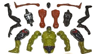 Merakit Mainan Miles Morales , Hulk Smash dan Siren Head Avengers Toys