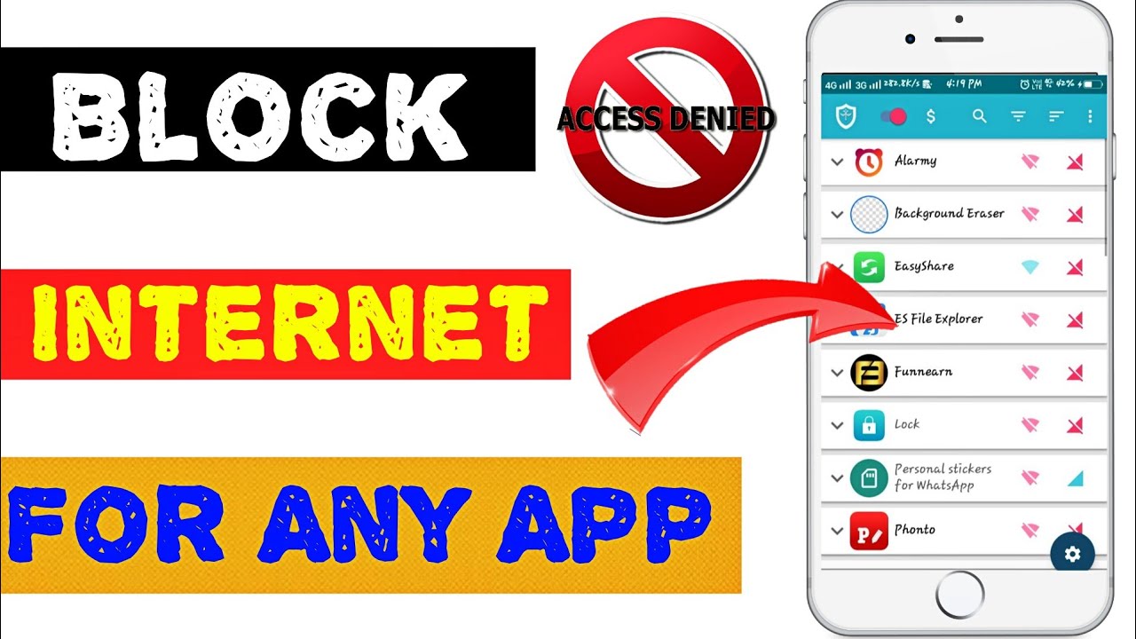 How to Disable internet for any particular app?? No root required!!!💯%works!!
