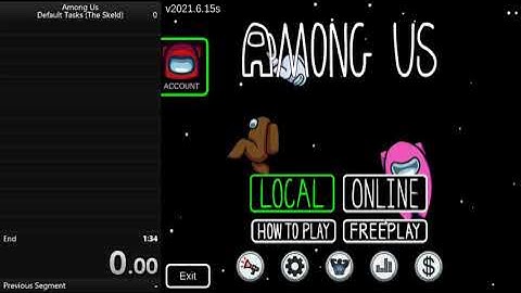 Among Us Default Tasks The Skeld Speedrun