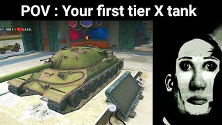 POV: Your first Tier X tank |World of tanks blitz|