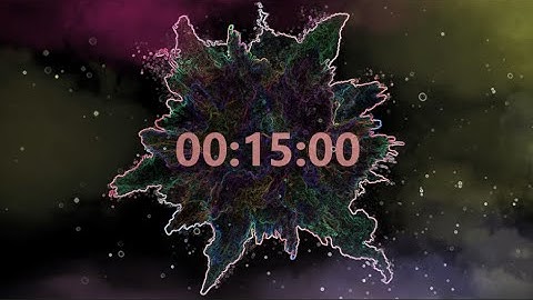 ❌ No Copyright 3D 🕜 15 Second Countdown Timer w. Sound 27- Free For Video Editor gratis temporizador