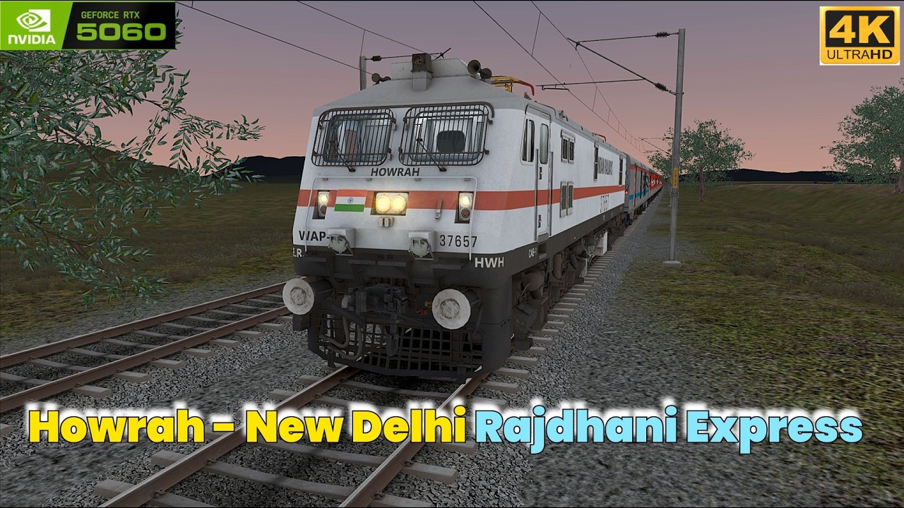 12305/Howrah - New Delhi Rajdhani Express (Via Patna) | INDIAN TRAIN SIMUATOR | RAILWORKS