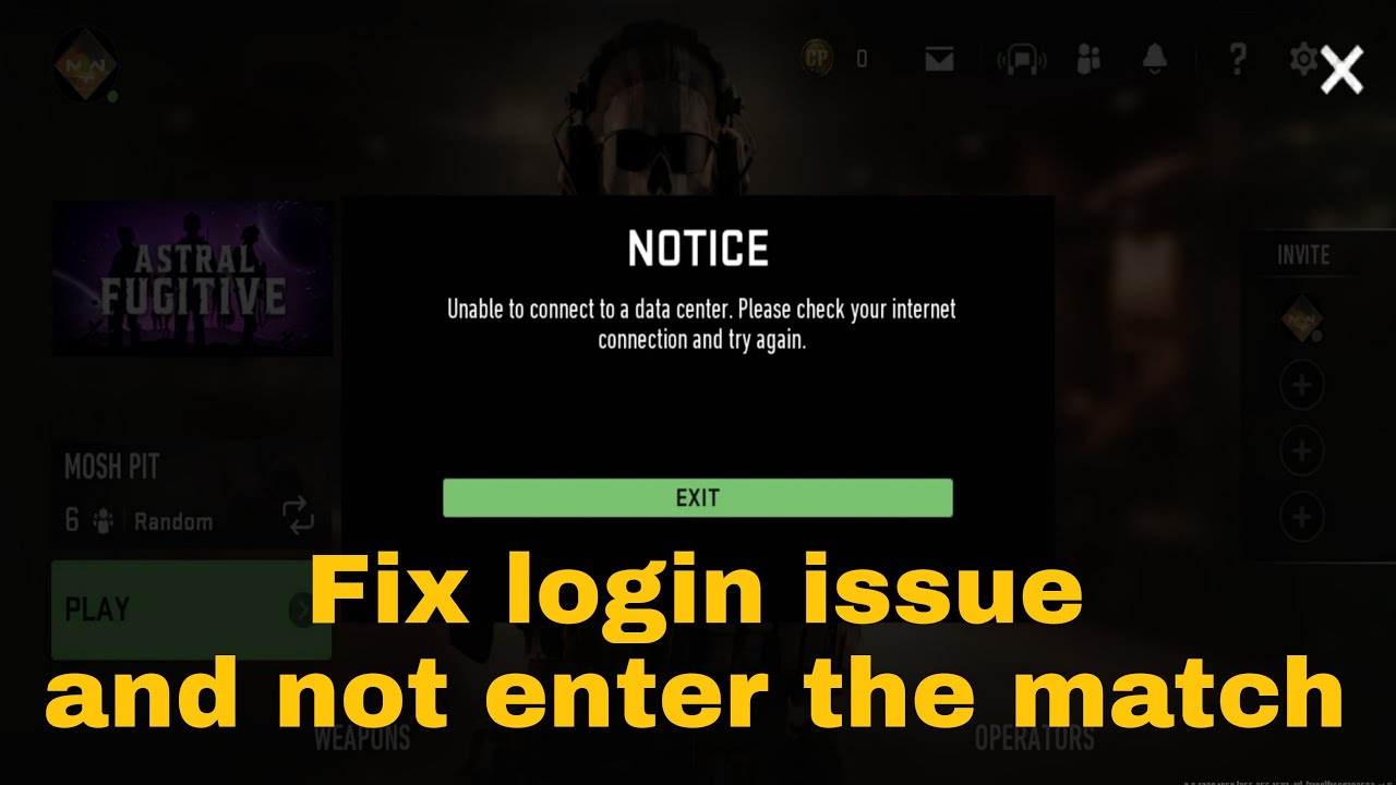 My friend is unable to add me despite being in the same region. Same  results when I start my own lobby. (COD Mobile Garena - Error 74069) :  r/CallOfDutyMobile