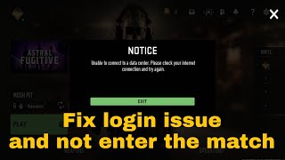 Warzone Mobile | How to fix login issue and unable to connect to a data screenshot 5
