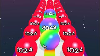 2048 Speed Ball Run 💸🎱🔥MAX LEVELS!! All Levels Gameplay Walkthrough Android, iOS NEW UPDATE screenshot 3
