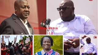 Akyem Chief Curses John Mahama Over "Akyem Sakawa" Comments; Alleged Mrs. Lordina Is Seriously Sick