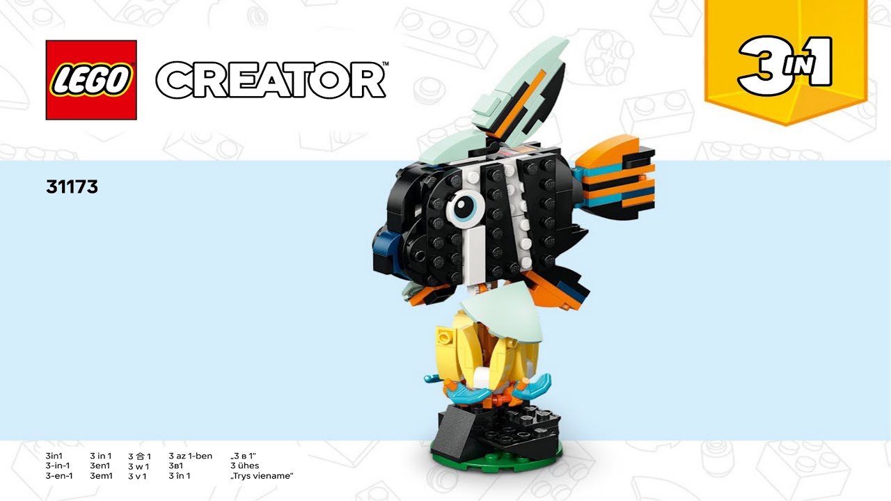 LEGO Instructions - Creator - 31173 - Tropical Toucan - 3 in 1