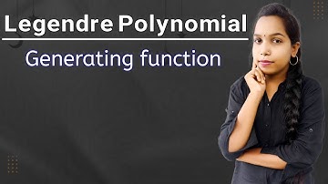 Generating function of Legendre Polynomial | Bhagvati classes