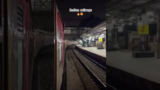 Indian railways 🔥/😈/😎 #ytshorts #trainjourney #railway #song #love #railwaystation #rail