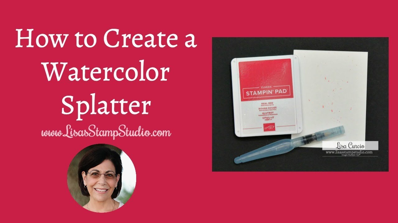 How to Create a Watercolor Splatter - YouTube