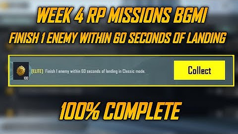 (Elite) Finish 1 Enemy Within 60 Seconds of Landing in Classic Mode