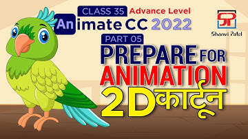 Adobe Animate CC 2022 Advance Level: Create Bird Character | 2D Animation | Bird Animation | Part 5