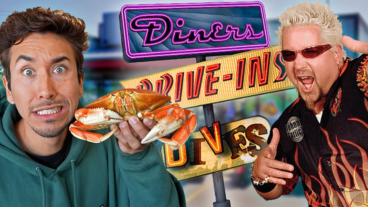Eating At Guy Fieri's Favorite FRESH SEAFOOD Restaurant In Oregon... (Diners, Drive-ins, and Dives)