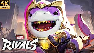 Marvel Rivals - Jeff The Land Shark (Sharknos Skin) Gameplay Showcase (4K 60FPS)