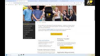 How to Apply to Transfer to App State!
