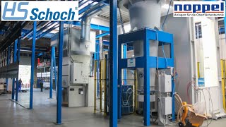 Vorbehandlung und Pulverbeschichtungsanlage für HS Schoch Vorbehandlung und Pulverbeschichtungsanlage für HS Schoch