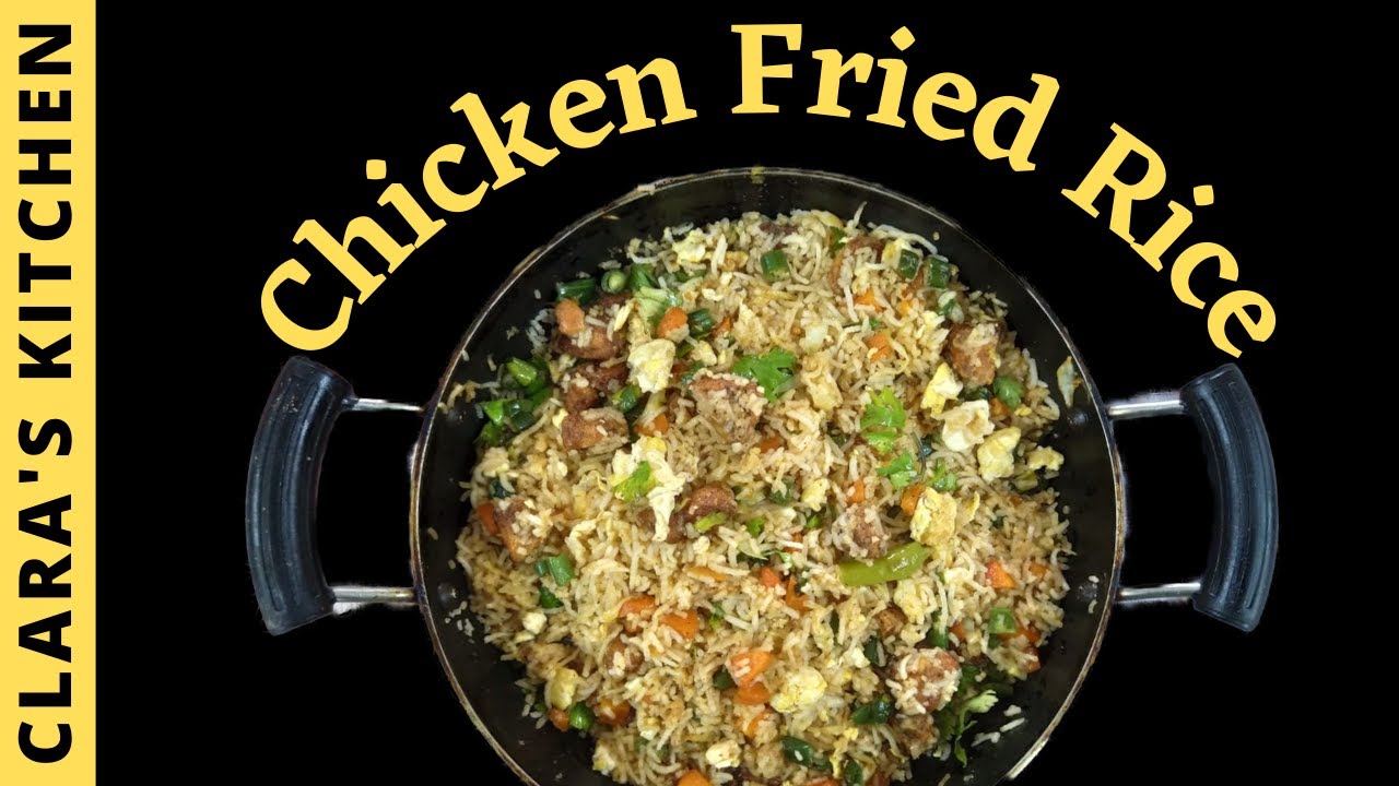 Chicken Fried Rice Recipe in Tamil | Chicken Fried Rice in Tamil | chicken rice  recipe in tamil | clara