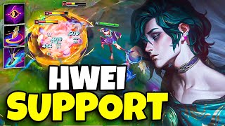 Hwei is SECRETLY a Support champion... (THIS IS BROKEN)