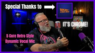 5 Core Retro Style Dynamic Vocal Microphone