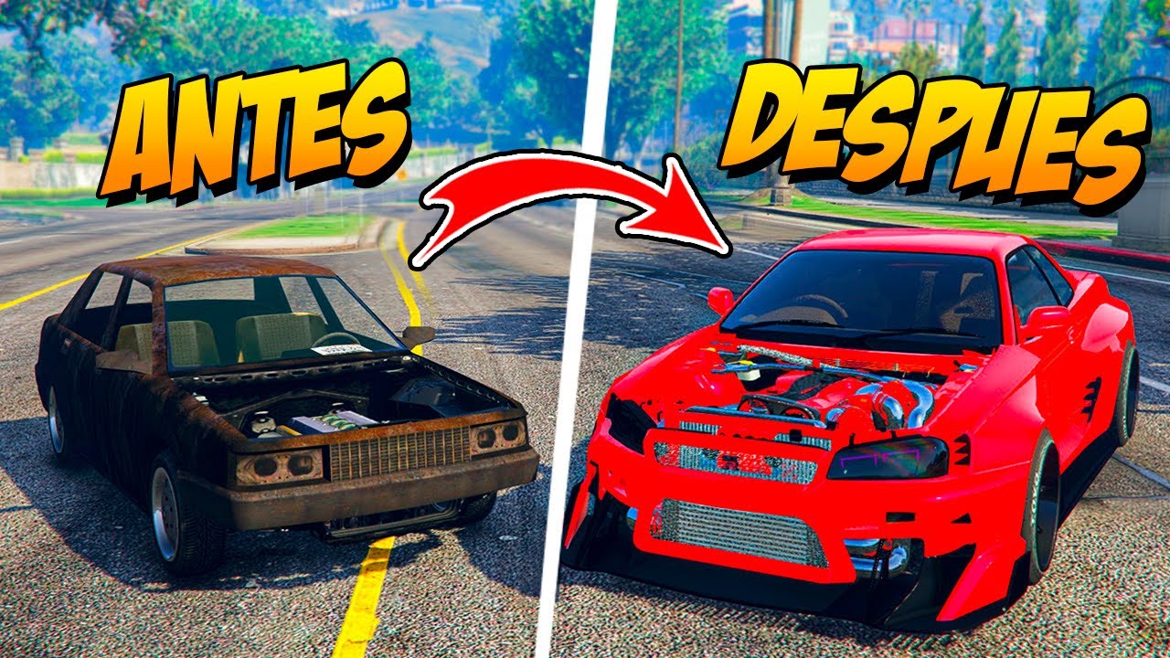 Reparando mi Coche CHATARRA en Gta Rp