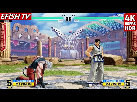 Boss is back! Omega Rugal vs Kim Kaphwan (Hardest AI) - KOF XV