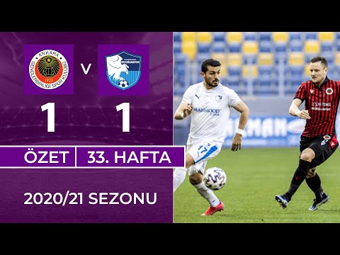 ÖZET: Gençlerbirliği 1-1 BB Erzurumspor | 33. Hafta - 2020/21