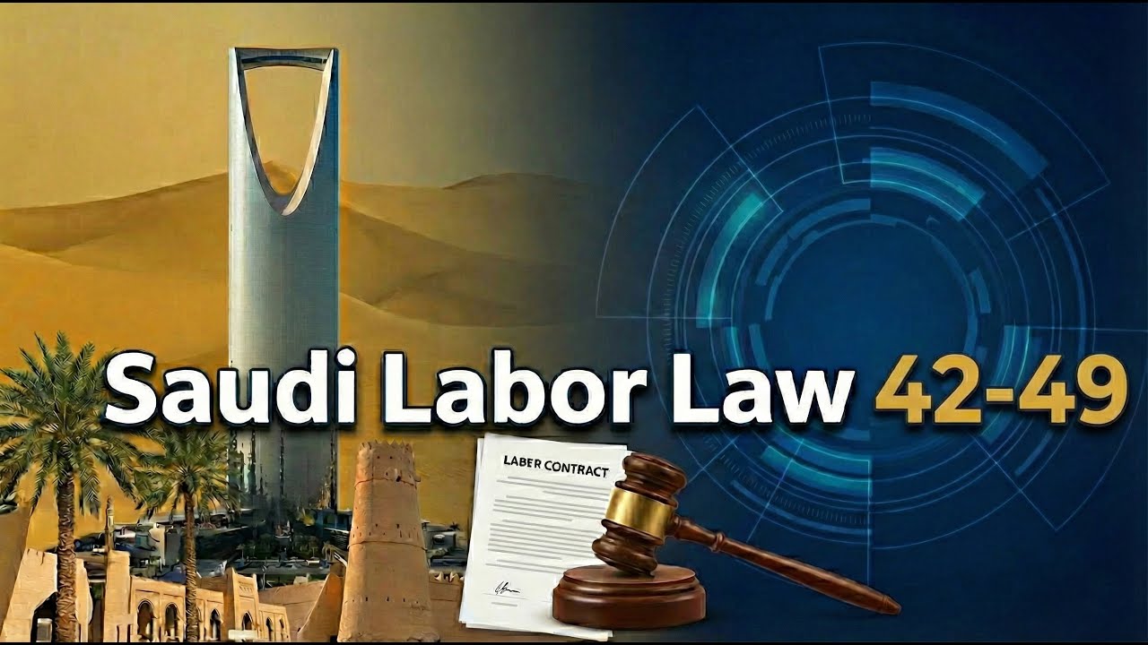 Saudi Labor Law 42 49