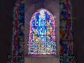 Paratroopers fall from the sky to protect Virgin Mary…this scene is portrayed in Sainte-Mere-Eglise.