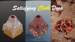 Cloth drop compilation #asmr #blender #animation #satisfying #asmrsounds #memes #shorts