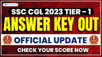 SSC CGL 2023 - Tier 1 | Answer Key | 👇 Official Link Generated | SSC Update | Rambabu Mishra #ssc #