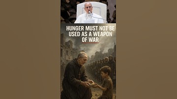"Hunger must not be used as a weapon of war"  - Pope Leo XIV on 44th session of the FAO Conference