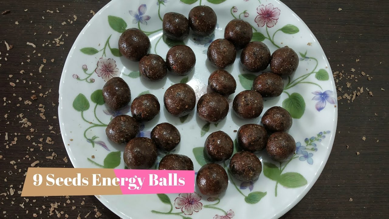 9 Seeds Chocolate Balls | Indian Cuisine Recipes