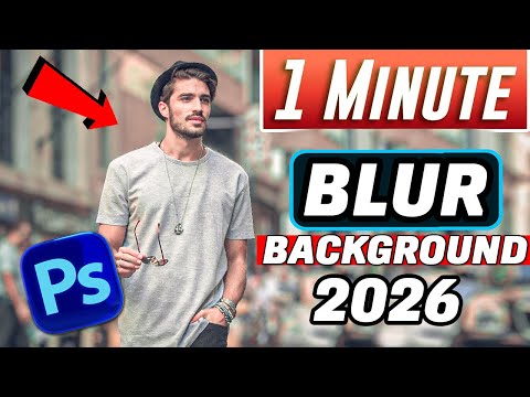 Photoshop How To Blur Background Of Photo 2026 Fast Tutorial 