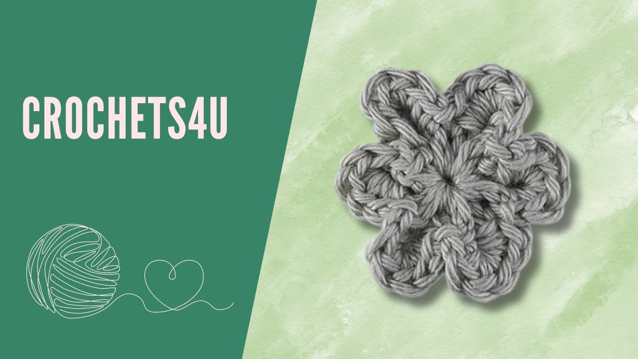Creatief Haken: Klein Bloempje Met 6 Blaadjes | Veelzijdige Applicatie DIY | Crochets4U 