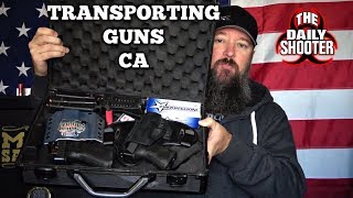 Laws in california can be confusing. transporting firearms legally is
no exception. information found at the doj bureau of website.
https://o...