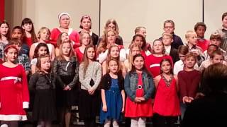 Lilly's 4th Grade Christmas Program December 12, 2016