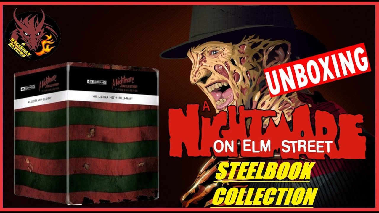 A Nightmare on Elm Street 7 film Limited Edition 4K Ultra HD Steelbook Collection Unboxing