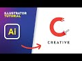 C Letter Creative Logo Design Tutorial in Adobe Illustrator | Step-by-Step Guide