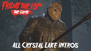 Friday The 13th: The Game - All Jason Intros at Crystal Lake